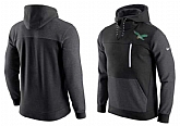 Men's Philadelphia Eagles Nike AV15 Fleece Pullover Hoodie Black Charcoal FengYun,baseball caps,new era cap wholesale,wholesale hats